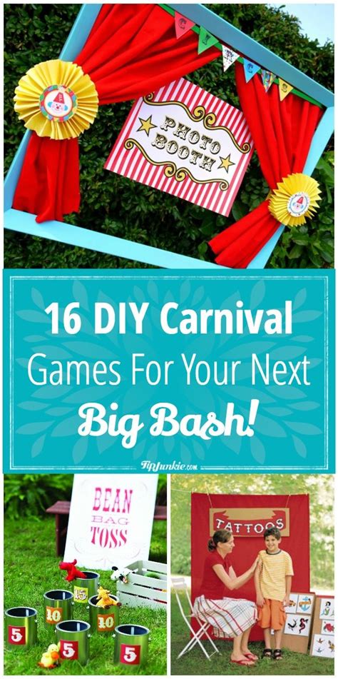 carnival game ideas|16 DIY Carnival Games for Your Next Big Bash! – Tip Junkie.